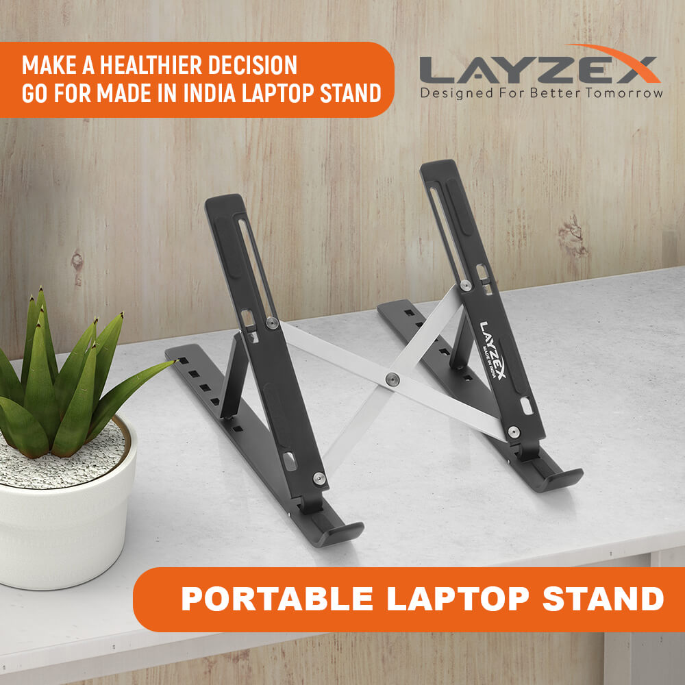 Layzex Laptop Stand Black