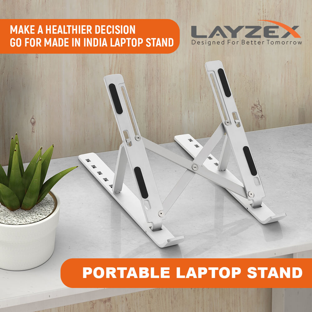 Layzex Laptop Stand Sliver